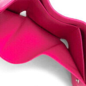 Balenciaga Trifold Acid Cash Pink Fuchsia Wallet Black